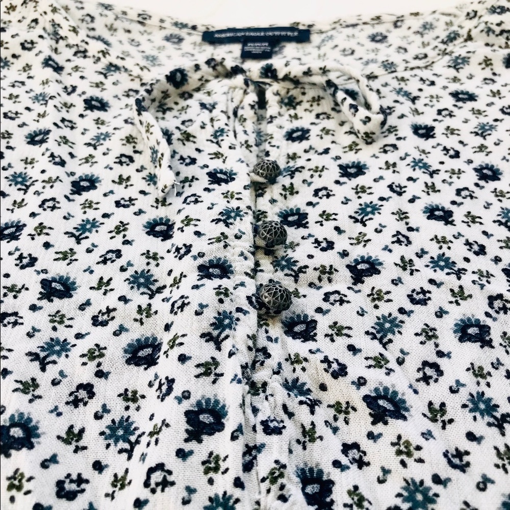 NWOT American Eagle Long Sleeve Boho Blouse - Picture 3 of 5